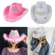 thumbnail image 1 of 2 uds sombrero de sombreros de vaquero para mujeres señoras niñas accesorios de disfraces NOVIA+Rosa Soledad sombrero de vaquera, 1 of 5