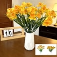 thumbnail image 1 of Plantas Verdes Artificiales De Pvc 1 pieza de narcisos artificiales blancos de seda con tallos de flores para decoración de fiestas de primavera,Pascua,bodas,hogar y oficina,centro de mesa. Rkxzt, 1 of 9