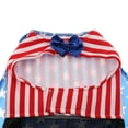 thumbnail image 4 of Lindo abrigo acogedor con bandera para perro con sombrero para Navidad S, 4 of 9