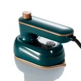 thumbnail image 1 of Planchado de mano verde, plancha electromecánica, planchado portátil, planchado a vapor, minivaporizador de ropa para el hogar, 1 of 5