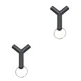 thumbnail image 2 of Thinsony 3.5mm Y Shape Earphone Splitter Adapter Double for Jack Adapter Compatible for Samsumg/ MP3 Player black 2Set, 2 of 6