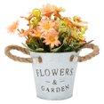 thumbnail image 4 of Maceta De Margaritas De Seda, Flor De Seda De Planta En Maceta Artificial Con Alto Rendimiento Para Jardines Para Mujer ANGGREK Descripción de la referencia, 4 of 5