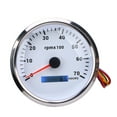 thumbnail image 2 of 7 Color Backlight 110mm Tachometer with Hour Meter - DC 9-32V 7000RPM Gauge for Cars, Boats, RVs, Trucks & More, 2 of 7