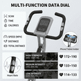 thumbnail image 4 of USLIM 5-in-1 Foldable Exercise Bike with Mesh Backrest, Quiet Magnetic Resistance, 300 lb Capacity, 4 of 7