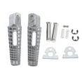 thumbnail image 1 of 1 par de estriberas traseras Baoblaze Reposapiés mini pedales plateado para Suzuki GSXR600 GSXR750 06-18 GSXR1000 05-04 08-13, 1 of 8