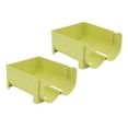 thumbnail image 4 of Organizador De Soporte Para Botellas De Agua, 2 Piezas, Gabinete De Plástico Resistente A Caídas Con Fondo Hueco, Estante Para Vino, Apilable, Inodoro Para Barra Para Encimera, 4 of 7
