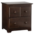 thumbnail image 1 of Atlantic Furniture Windsor 2 Drawer Nightstand in Walnut, 1 of 2
