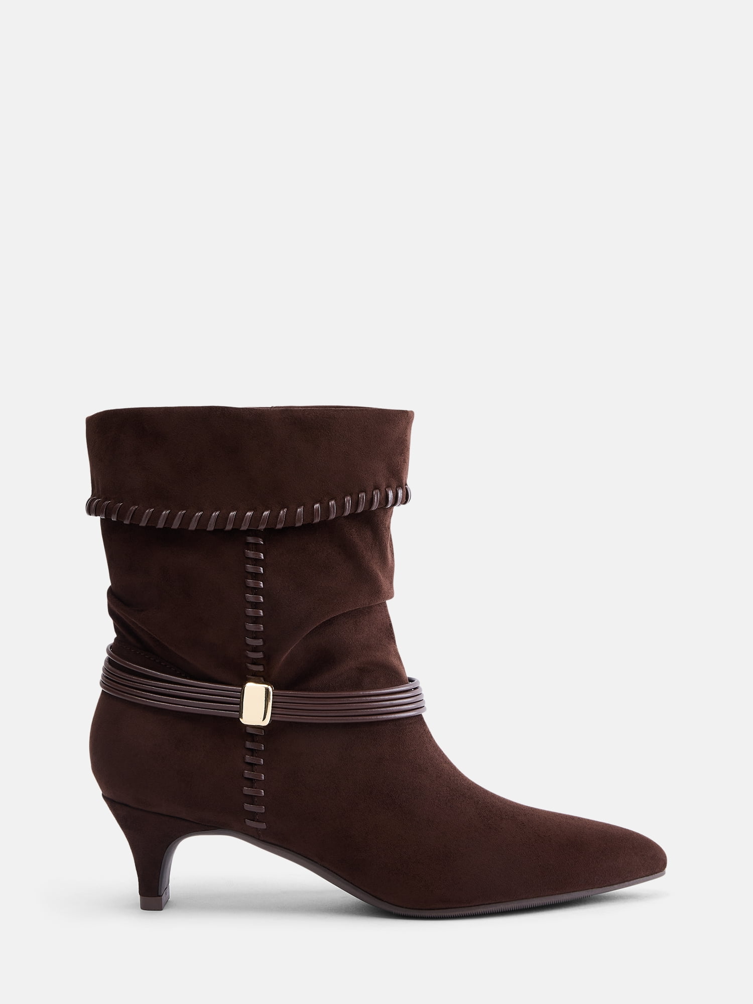 Scenario Women's Kitten Heel Short Boots