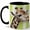 Black, variant on Realistic Giraffe Coffee Mug, Safari Animal Mug, Ceramic 11 oz
