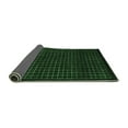 thumbnail image 2 of Ahgly Company Indoor Rectangle Abstract Emerald Green Modern Area Rugs, 2' x 4', 2 of 4