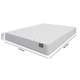 thumbnail image 7 of King Mattress 8 Inches 76X80 White – Medium Firm Hybrid for Bed –King Size Mattress Bonnell Springs Tight Euro Top High Density & Cool Comfort Foam – Rolled in a Box, 7 of 7