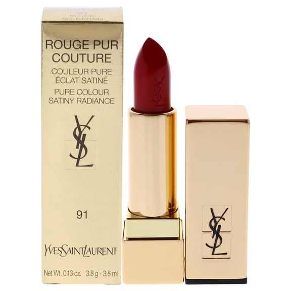 Yves Saint Laurent Rouge Pur Couture Lipstick - 91 Rouge Souverain, 0.13 oz Lipstick