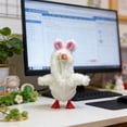 thumbnail image 4 of Easter Goose Outfit, Stuffed Animal Clothes, Easter Porch Goose Outfit, Goose Clothes for Cement Goose, Festive Bunny-Ear Apparel, with Soft Fluffy Construction, for indoor, 4 of 6