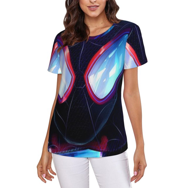 Spider-Man Women's Crew Neck Short Sleeve T-Shirt