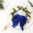 thumbnail image 4 of Cinta Ribbli Real Azul Real Satinada con Alambre 3.8 cm Navidad 18 m, 4 of 4