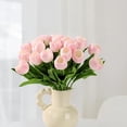 thumbnail image 5 of 20pcs LED Lighted Artificial Flowers Tulip Lamp Real Touch Tulips Faux Flower Lights for Valentine's Day and Easter Home Kitchen Wedding Dining Table Decor(Pink), 5 of 7