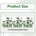 thumbnail image 2 of Calcomanías florales para ventanas con margaritas grandes de 46 x 15/116 x 38 cm, de doble cara, con diseño de flores naturales, de primavera, no adhesivas, de vinilo estático., 2 of 9