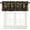 Barn Door-9, variant on Rustic Wooden Barn Door Valance Curtain Wood Farmhouse Art Printed Rod Pocket Valance Window Treatments 1 Panel Short Curtains for Kitchen Bathroom Bedroom 54 x 18 in