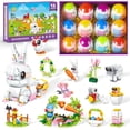 thumbnail image 1 of Juego de juguetes de construcción Wisdom Castle Easter Bunny con conejo 12 en 1, 1 of 7