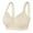 Beige, variant on Darzheoy Bras for Women No Underwire Ladies Embroidered Glossy Comfortable Breathable Bra Underwear Bras Yoga Sports Bras for Women S(36)