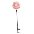 thumbnail image 4 of Ventilador personal con cuello flexible, giratorio 360 degree, silencioso, con clip, mini ventilador USB 3 Rosa 2200mAh, 4 of 9