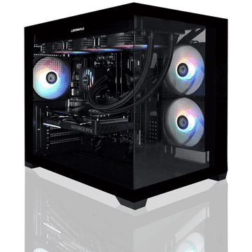 AVGPC Hellfire Gaming PC AMD Ryzen 7 7800X3D; GeForce RTX 5060 TI 16GB VRAM; 32GB DDR RAM; 1 TB NVME M.2 SSD; 360mm AIO Liquid Cooler; ARGB Fans; WiFi/AC ; Dual Chamber Case; Windows 11 Home