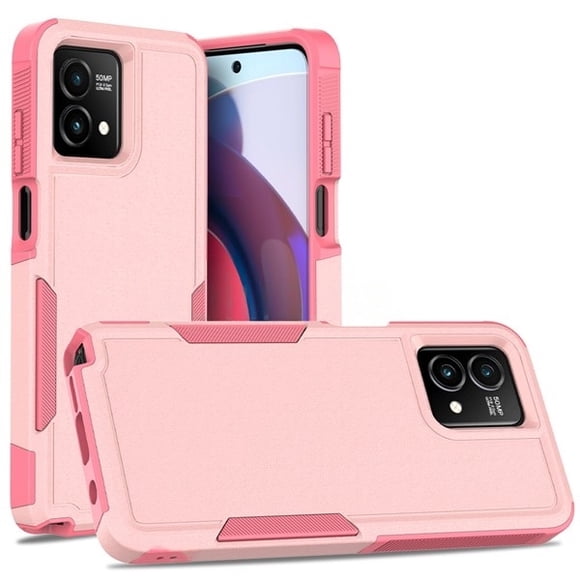 [PST] Motorola Moto G Power 2023 / Moto G 5G 2023 Hard Case, Dual Layers Heavy Duty Rubber Armor Bumper Hard Case Cover