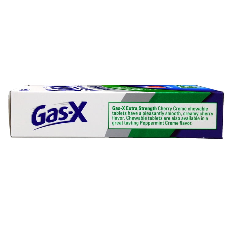 Gas-X Extra Strength Gas Relief Simethicone, Cherry Creme, 48ct, 2