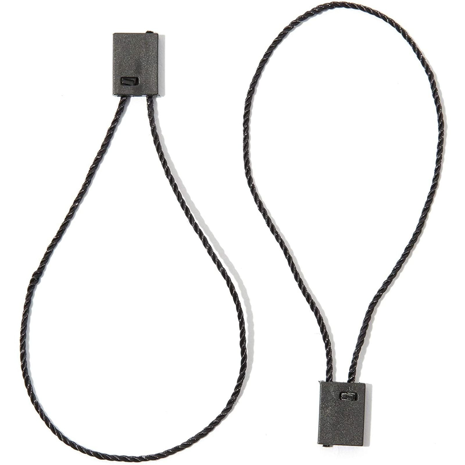 7" Hang Tag Tags Nylon String Snap Lock Pin Loop Fastener Hook Tie Clothing Tag
