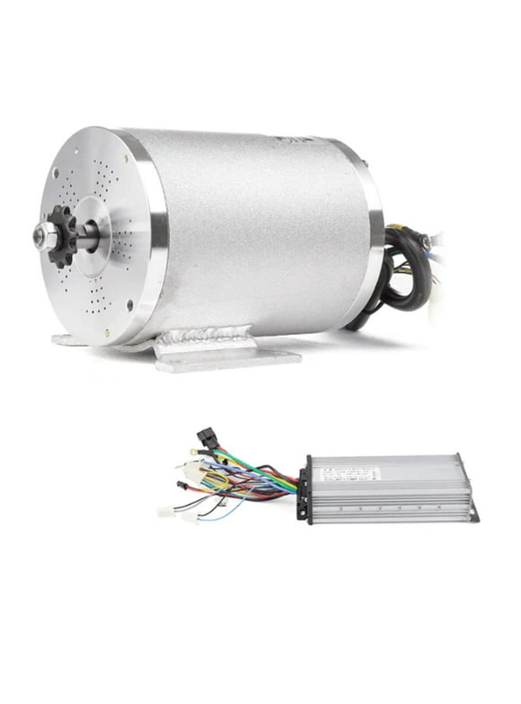 2,000W (2kW) DIY Brushless Electric Motor with Controller for Go Karts, Scooters, Motorcycles, Small EVs