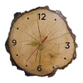 thumbnail image 2 of DimyFew Wall Clock Rustic Wooden Silent Hanging Clock Farmhouse Decor Quiet Kitchen Classroom Decorative Watch Timepiece Suitable for Office Home Decoration F 25cmx25cmx3mm, 2 of 8