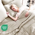 thumbnail image 3 of Queen Comforter Set, Navy 7 Pieces Bed in a Bag All Season Bedding, with Stitch Quilted Comforter Flat Sheet Fitted Sheet Pillowcases, 3 of 9