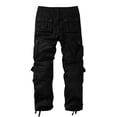 thumbnail image 4 of Pantalones cargo Match Wild para hombre, color negro, talla 30, 4 of 7