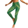 thumbnail image 2 of Oksale Plus Size Women's St.Patrick Day Yoga Pants Stretch High Waisted Workout Leggings Tummy Control Graphic Holiday Trousers 2026 Green L, 2 of 10