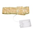 thumbnail image 3 of 50LEDs Christmas Ribbon Lights Golden Energy Efficient Christmas Ribbon Bow String Light for Party Festival Colorful Light, 3 of 9