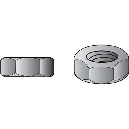 UPC 008236129106 product image for ACEDS 54828 0.5-13 in. No.25 Zinc Finished Hex Nuts | upcitemdb.com