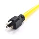 thumbnail image 4 of Cable de Extensión Al Aire Libre Cable de Conversión de Potencia de Rv Amarillo, Cable de Extensión Estándar de Enchufe de Tres Núcleos de los Americanos para Rv Y Uso Al Aire Libre, 4 of 6