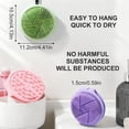 thumbnail image 2 of Abaima 3 Pcs Silicone Exfoliating Body Scrubber for Women Men, Silicone Body Shampoo Brush, Soft Silicone Loofah for Sensitive Skin in 3 Color, Shower Silicone Hair Scalp Massager, Lather Well, 2 of 7