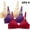 Multicolor, variant on Itsame 3PC Bras for Women's Full Support Everyday Sports Bra Set Two Row Buckle Wireless Comfort Bralette Set Multicolor Size M