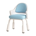 thumbnail image 3 of Silla para niños para mesa de estudio, silla de altura ajustable, silla sólida para niños, silla para niños pequeños para mesa para guardería, aula, Azul, 3 of 8