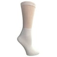 thumbnail image 4 of 12 Pairs Womens White Diabetic Socks for Neuropathy, Edema, Circulation, Comfort, by excell 9-11, 4 of 4