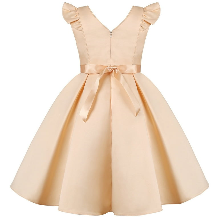 Generic Toddler Kids Girls Prints Sleeveless Party Court Style Dress Princess Clothes Party Dresses A Line Wedding Pageant Dresses Princess Birthday Party Ball Gown(4-5 Years,Gold) - Walmart.com Generic Toddler Kids Girls Prints Sleeveless Party Court Style Dress Princess Clothes Party Dresses A Line Wedding Pageant Dresses Princess Birthday Party Ball Gown(4-5 Years,Gold) - Walmart.com