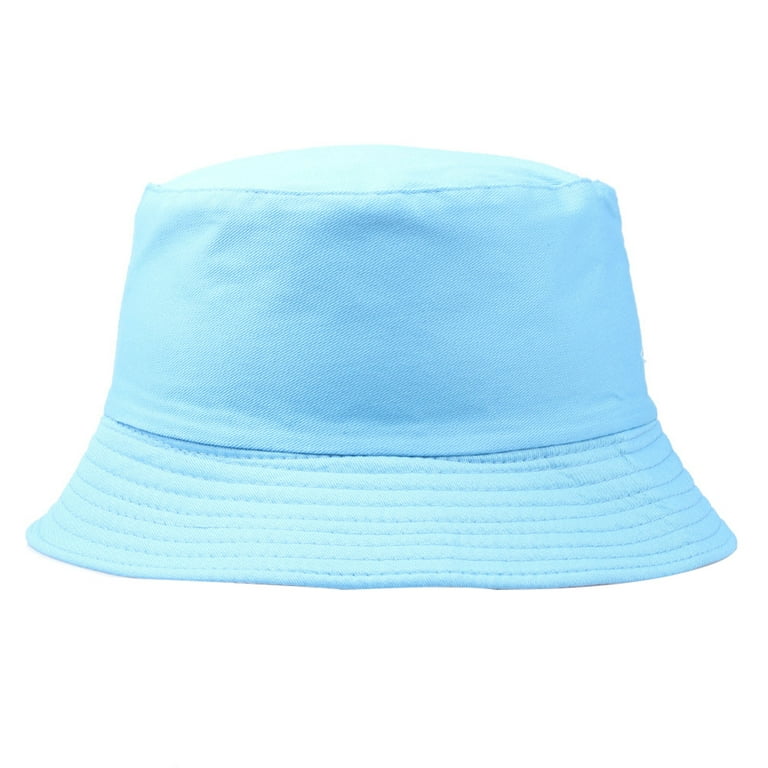 Walbest Outdoor Round Sunhat Sun hat Fishing Hat, Portable Solid Color  Folding Fisherman Summer Men Women Beach Festival Sun Cap Bucket Cap 