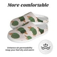 thumbnail image 6 of Rateoe Cute Armadillo Print Women's Men's Cotton Knit Slippers Lightweight Memory Foam Indoor House Shoes with Anti-Skid Sole-42/43, 6 of 7