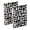 Black Different Rectangular, variant on Haosy Cartoon Bunny Walks with Easter Eggs Notebooks 1-subject Journal 60 Sheets A5 College Ruled Paper Detachable Ring 8.3"x5.7"