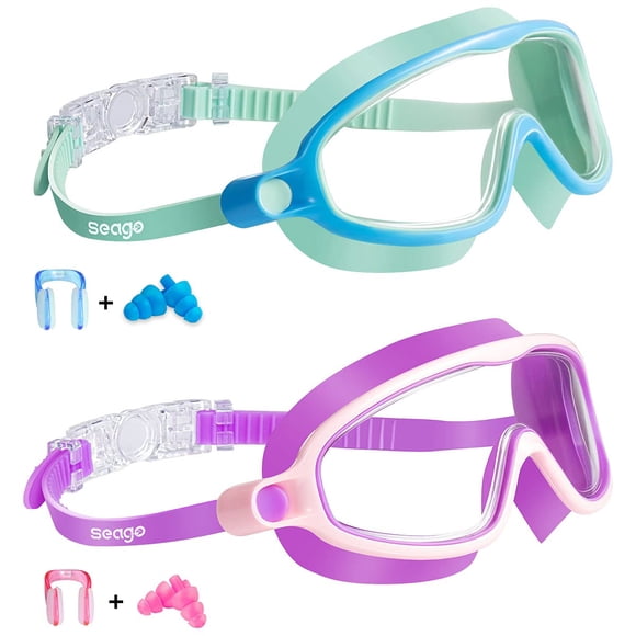 Gafas de natación Seago Kids, sin fugas, antivaho, con protección UV