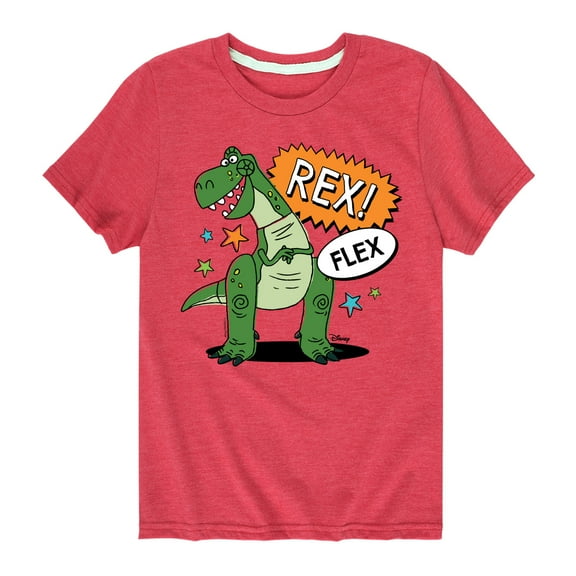 Toy Story - Rex Flex - Toddler & Youth Short Sleeve Graphic T-Shirt