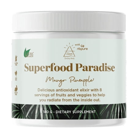 NBPure Earthy Andy Superfood Paradise, Mango Pineapple, 30 Servings