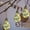 Green, variant on EazyTech Clear Glowing Hydrangea Balls Chandelier Ornament for Christmas Decor, Energy-Saving LED Light for Home, Bar, Restaurant, Mall, Party, Event Decoration 1PC