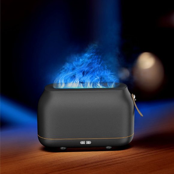 TIMIFIS Aroma Diffuser Flame Diffuser,Humidifier,Portable-Noiseless Aroma Diffuser for Home,Office Or Yoga Oil Diffuser, Oil Diffuser Humidifiers for Bedroom